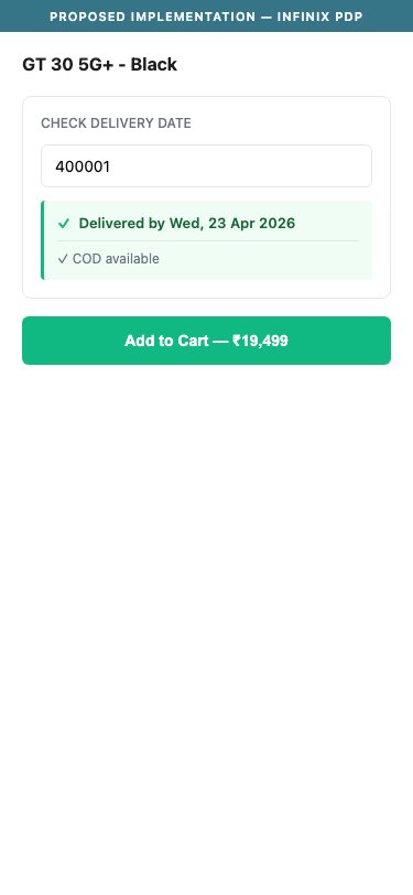 Infinix — Proposed Implementation